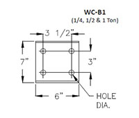 Gorbel® WC200 1/4/ to 1 Ton (t) Capacity Wall Cantilever Jib Crane