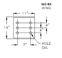 Gorbel® WC200 5 Ton (t) Capacity Wall Cantilever Jib Crane