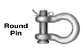Anchor Shackles Round Pin - Industrial Grade