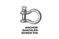 Anchor Shackles Screw Pin
