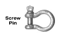 Anchor Shackles Screw Pin - Industrial Grade