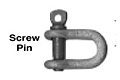 Chain Shackles Screw Pin - Industrial Grade