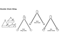 Herc Alloy 1000 Double Chain Sling Drawing