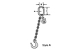 HERC-Adjustable Single Chain Sling Style A Drawing