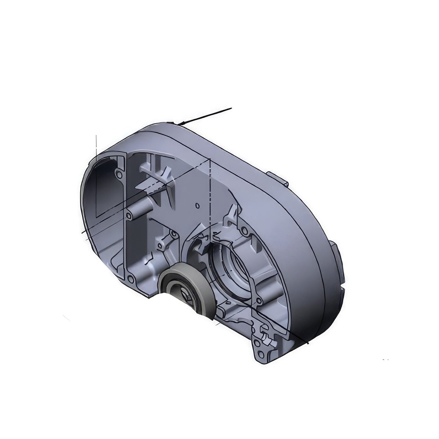 Motor Housing-Classic-V2 Black