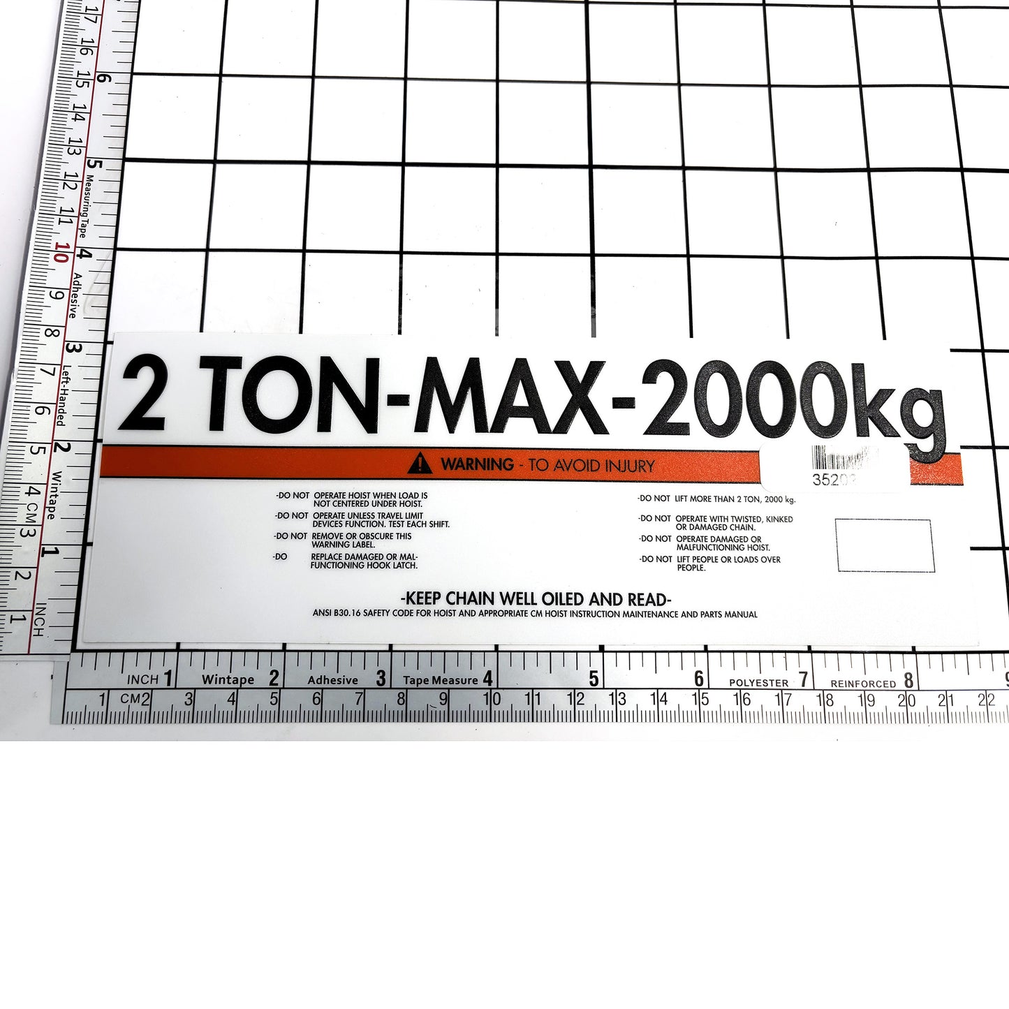 Label Capacity 627-106