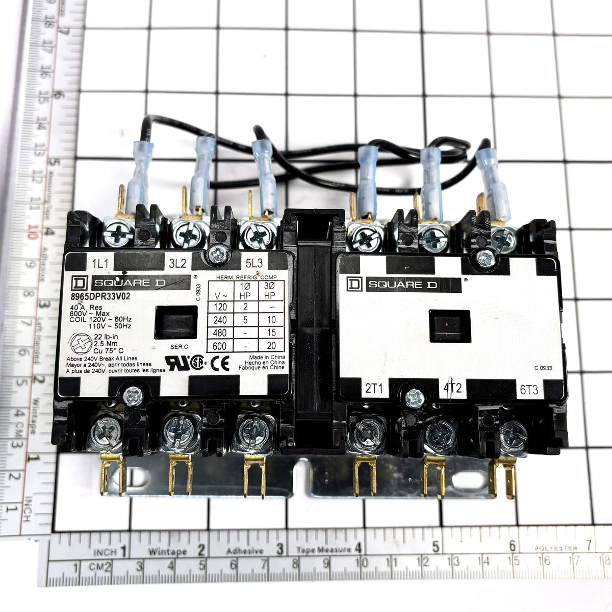 Hoist Reversing Contactor