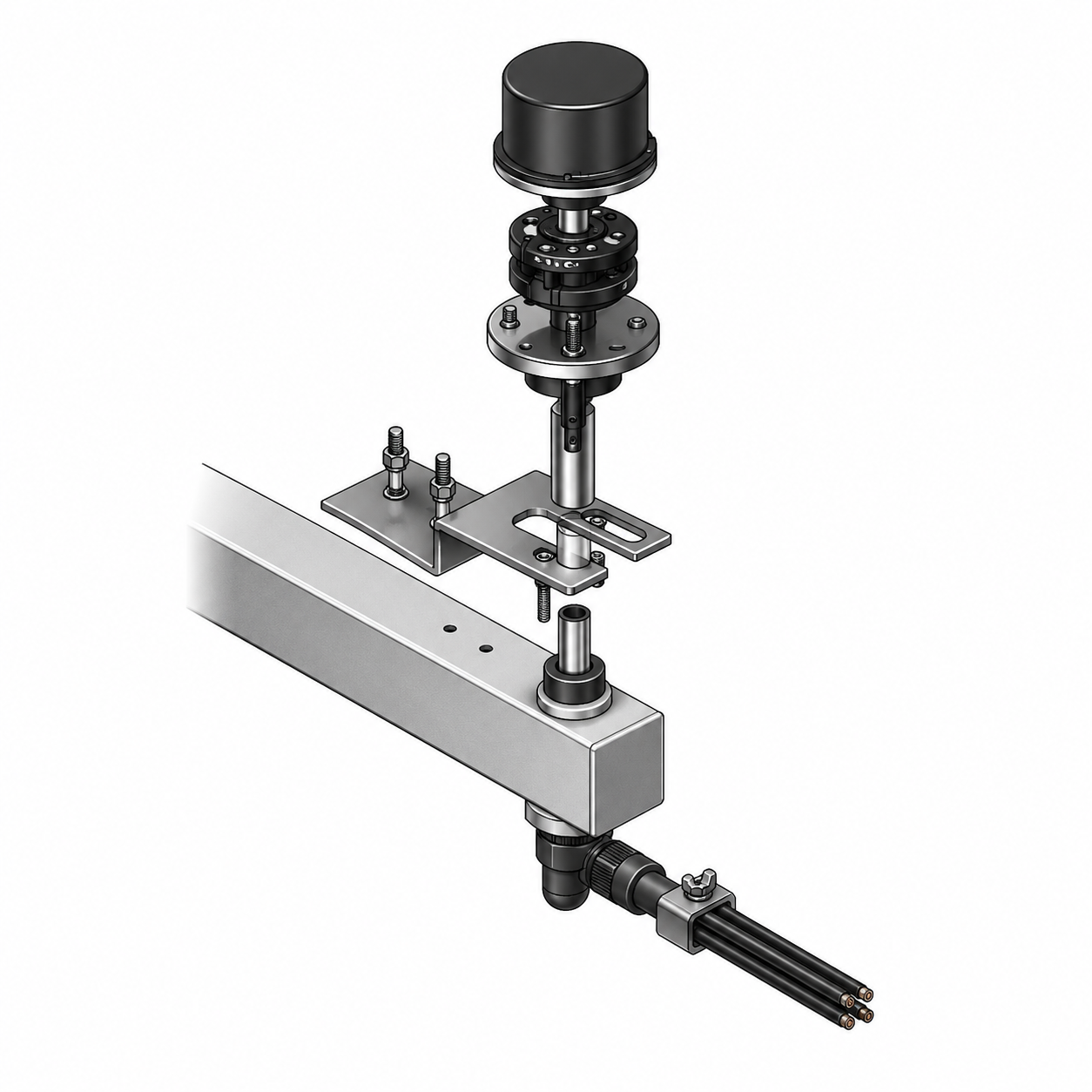 Gorbel Articulating Jib Collector - Boom and Arm