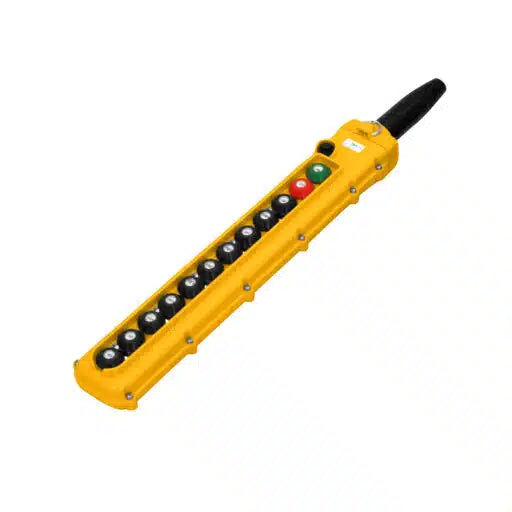 SBN Pendant Pushbutton Station, 12-Button, (10) Three-Speed with Maintained On/Off