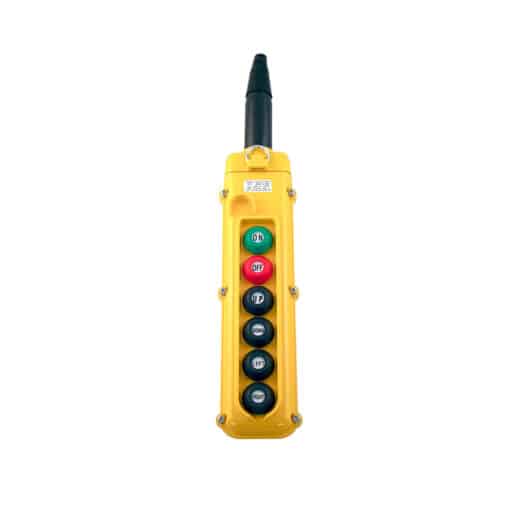 SBN Pendant Pushbutton Station, 6-Button, (4) Two-Speed with Momentary On/Off