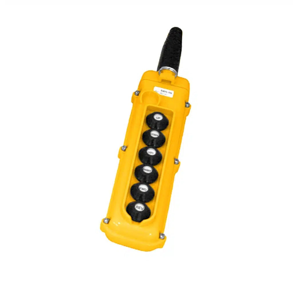 SBN Pendant Pushbutton Station, 6-Button, All Two-Speed