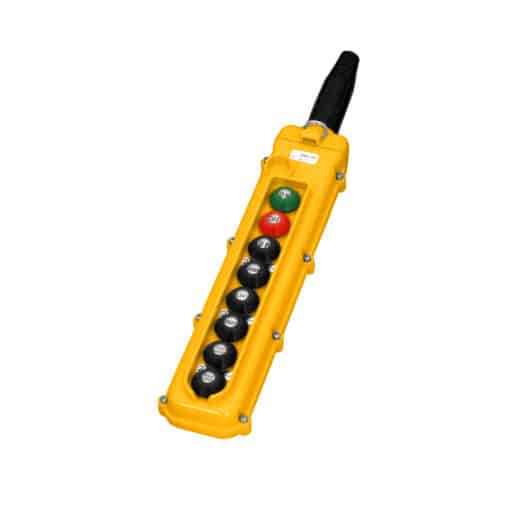 SBN Pendant Pushbutton Station, 8-Button, All Two-Speed
