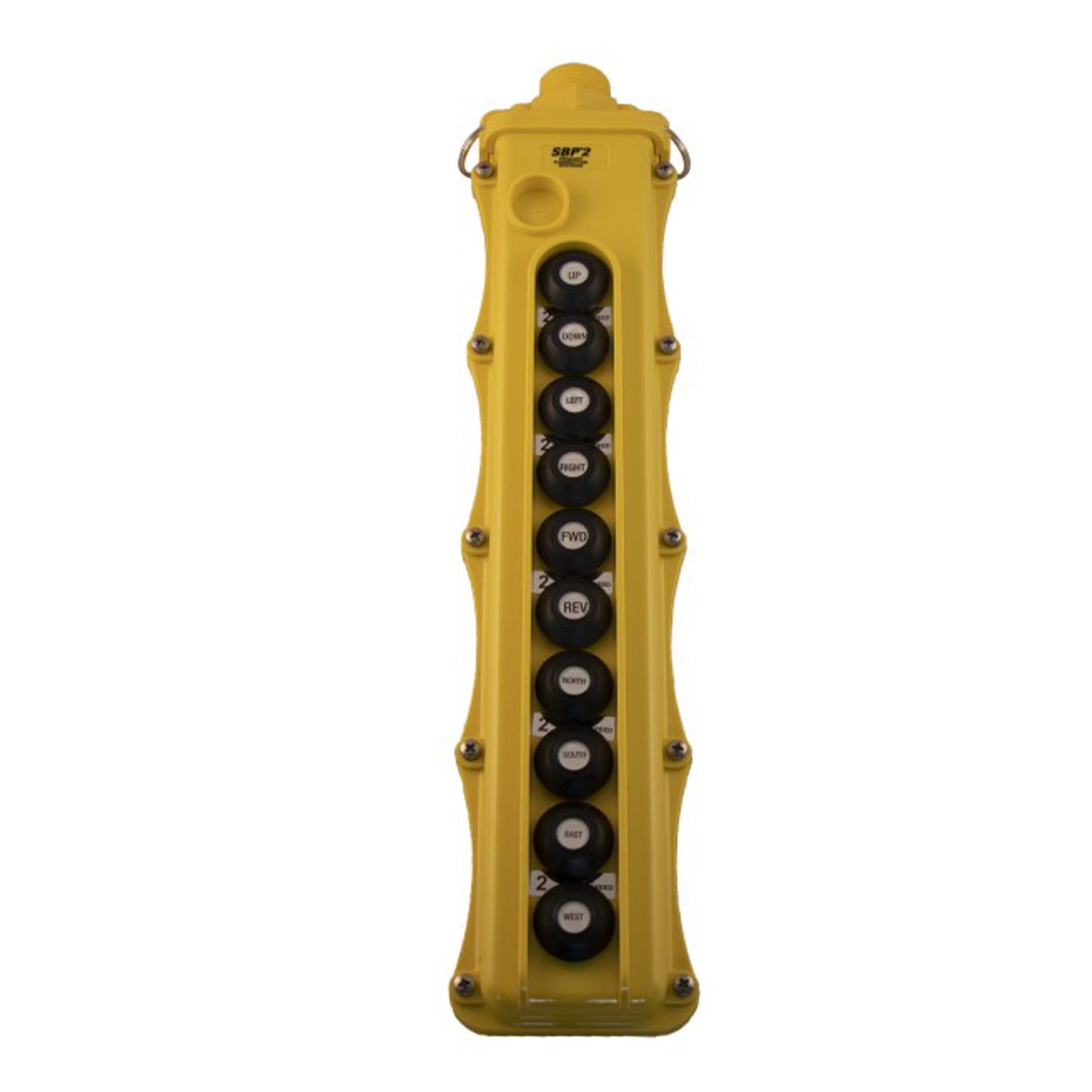 SBP2 Pendant Pushbutton Station, 10-Button, All Single-Speed