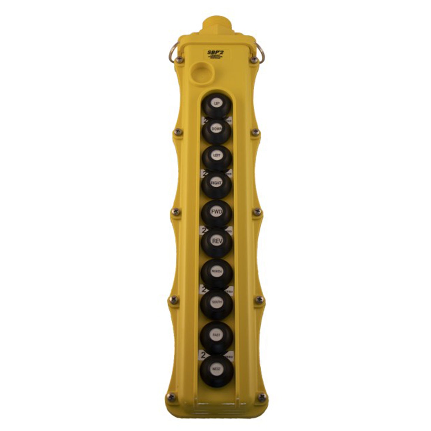 SBP2 Pendant Pushbutton Station, 10-Button, All Three-Speed