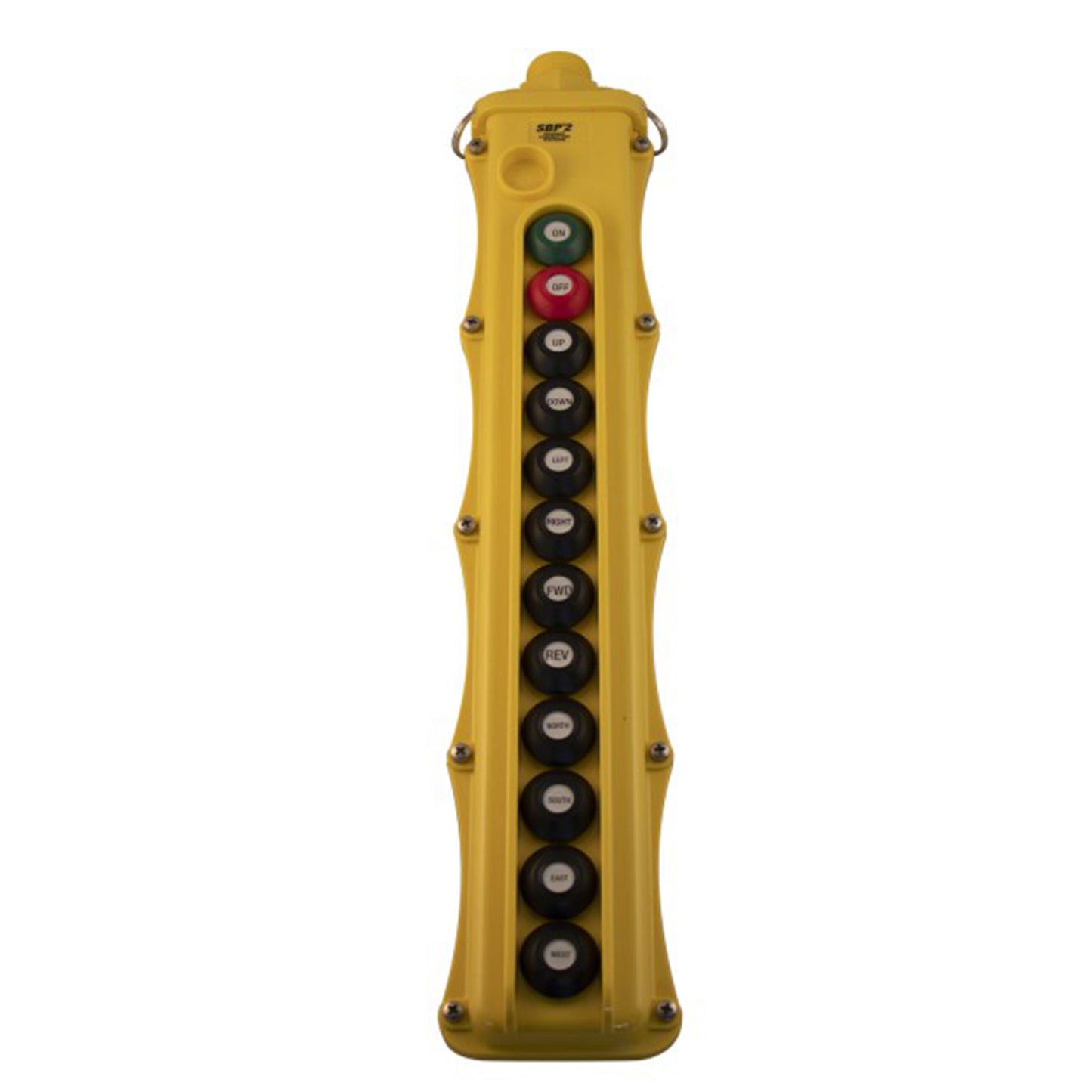 SBP2 Pendant Pushbutton Station, 12-Button, (10) Three-Speed with Momentary On/Off