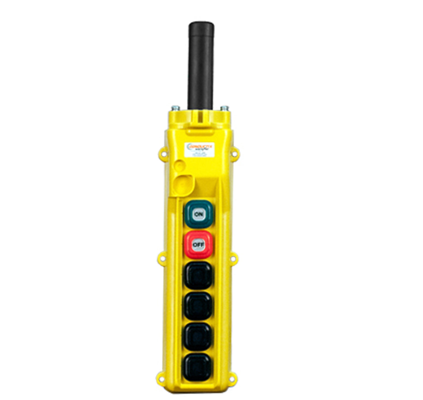 80 Series 6-button Pendant with four single-speed switches and momentary on/off