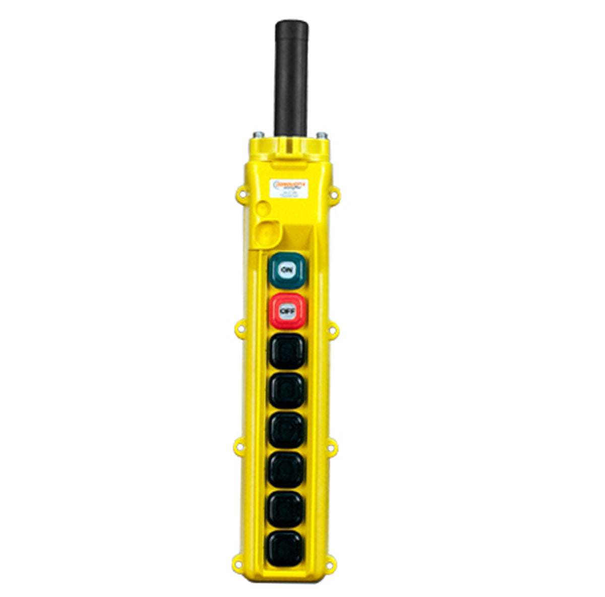 80 Series 8-button Pendant with six single-speed switches and momentary on/off