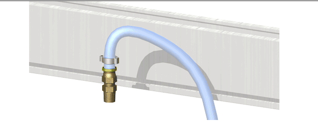 Gorbel 1/2 in. ID Air Hose - 1 ft