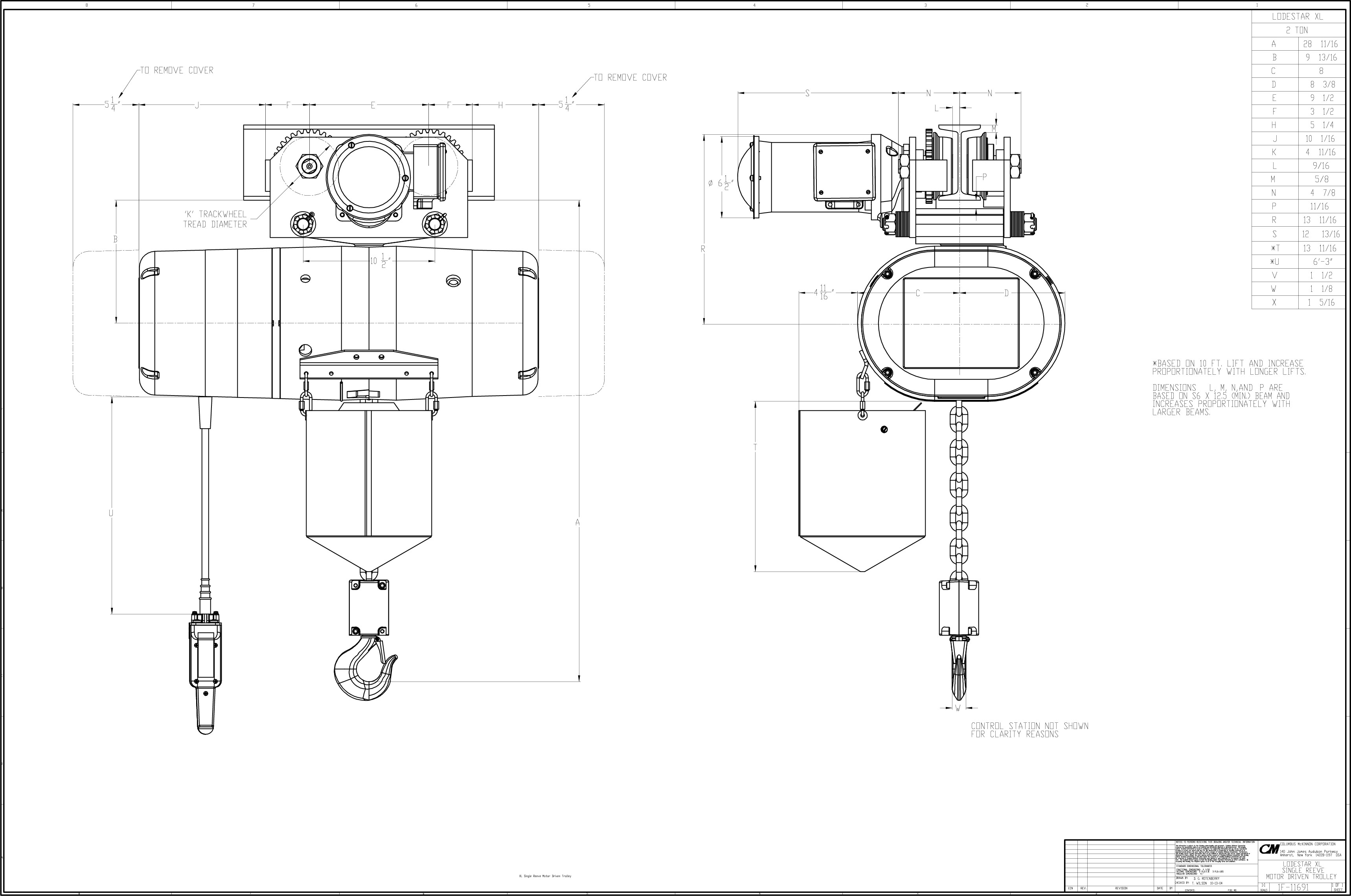 trolley drawing autocad