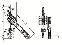 CM® Tornado 360 Degree Lever Hoists - 2