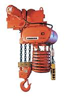 CM® Series 670 Powerstar 10 Ton (t) Capacity and 7 Feet per Minute (ft/min) Hoist Lifting Speed Single Speed Electric Chain Hoist (7396)