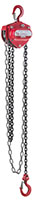 Coffing® LHH 1/2 Ton (t) Capacity and 10 Feet (ft) Standard Lift Hand Chain Hoist (08903WC)