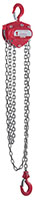 Coffing® LHH 1 Ton (t) Capacity and 10 Feet (ft) Standard Lift Hand Chain Hoist (0891OWC)