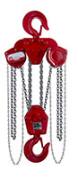 Coffing® LHH 25 Ton (t) Capacity and 10 Feet (ft) Standard Lift Hand Chain Hoist (LHH-25B)