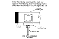 Drawing End Stop, 14 Gauge C-Track Installation