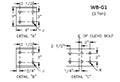 Gorbel® WB100 1 Ton (t) Capacity Wall Bracket Jib Crane