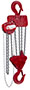 Coffing® LHH 12 Ton (t) Capacity and 10 Feet (ft) Standard Lift Hand Chain Hoist (08942W)