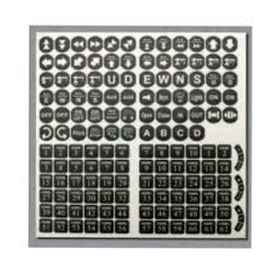 Flex EX (GEN 1) Transmitter Pushbutton legend Sheet