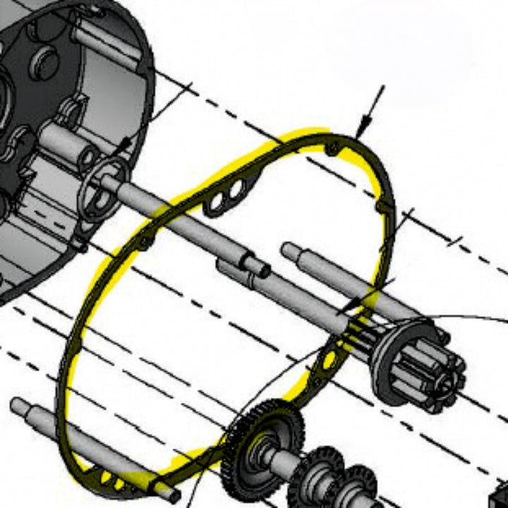 Gasket V1 Back Frame Cover