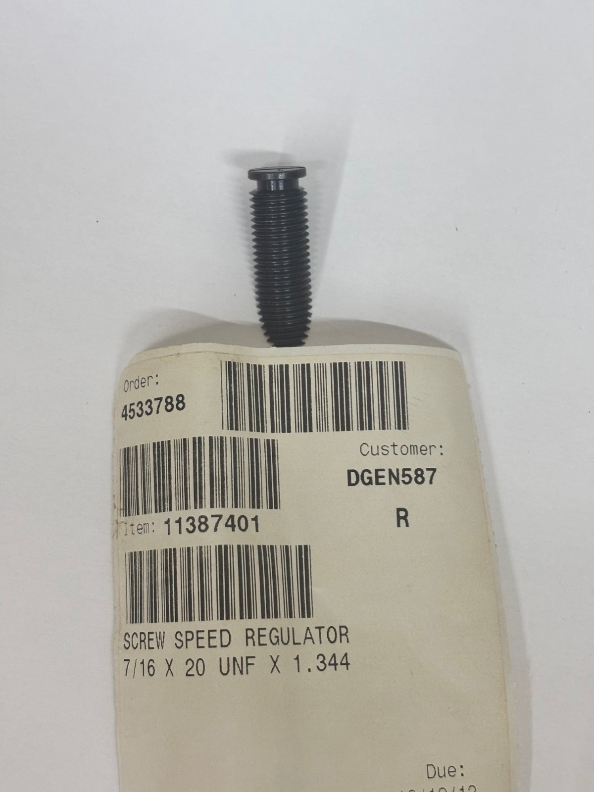 Screw Speed Regulator - 11387401