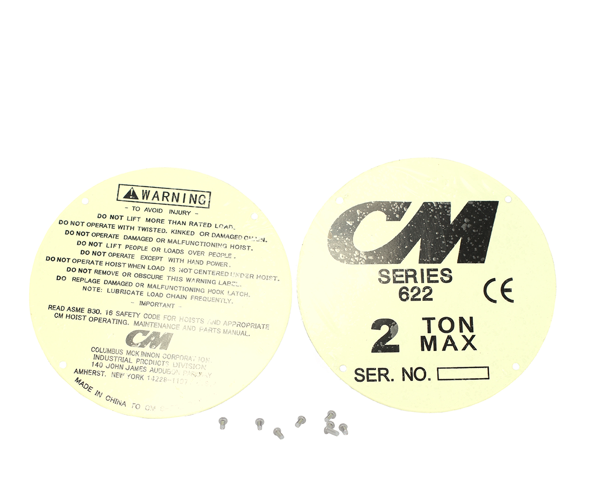 Label Set 2 Ton 622-24 - 22608