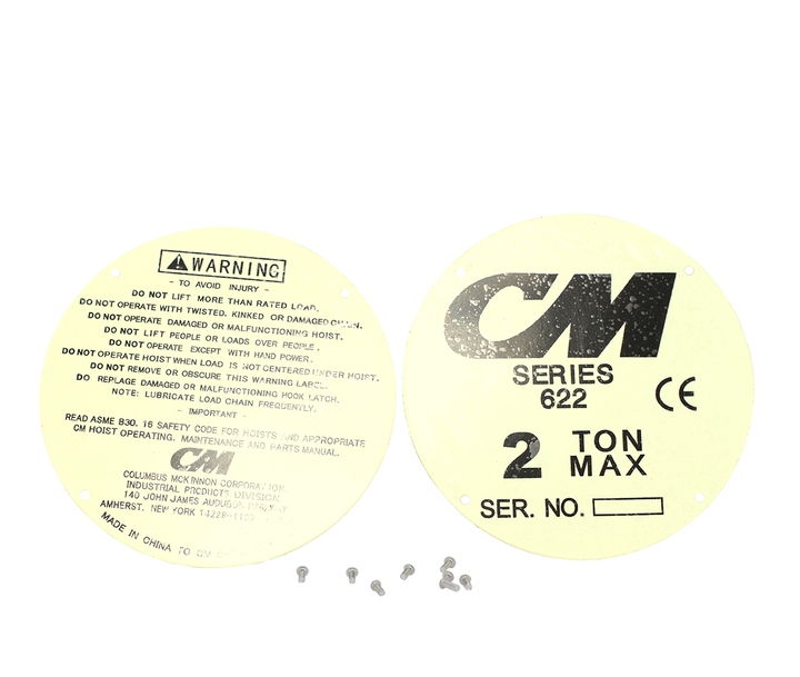 Label Set 2 Ton 622-24 - 22608