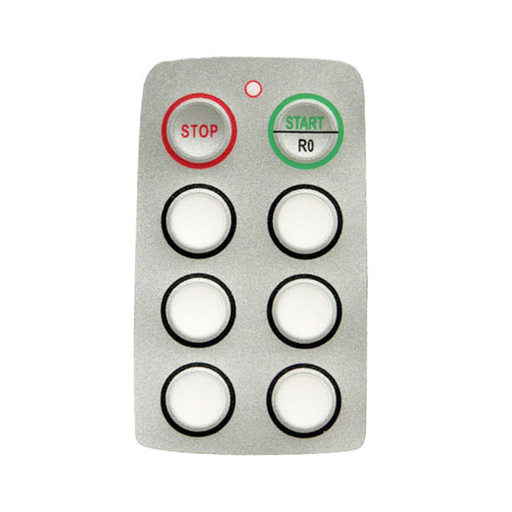 TM6000 Transmitter Faceplate w/ Legend Sheet