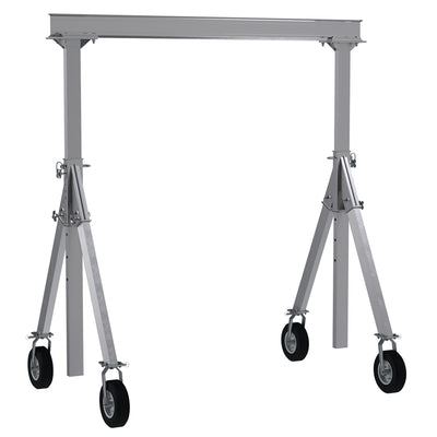 Vestil Aluminum Adjustable Height Gantry Crane with Pneumatic Casters. 12 Ft. Wide x 10 Ft.