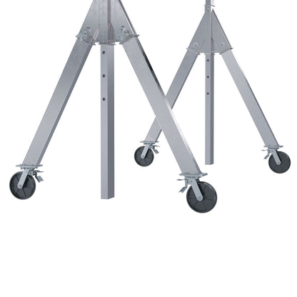Vestil Aluminum Adjustable Height Gantry Crane with V-Groove Casters. 8 Ft. Wide x 8 Ft. Max Usable Height; 4,000 Lb. capacity.