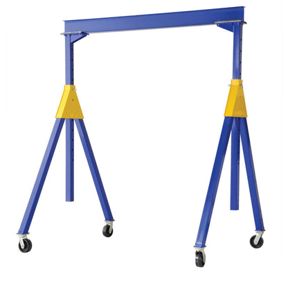 Vestil Steel Adjustable Height Knockdown Gantry Crane. 20 Ft. Wide x 16 Ft.