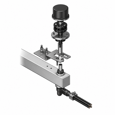 Gorbel Articulating Jib Collector - Boom and Arm