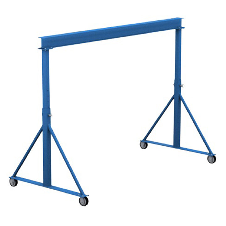 Gorbel® 9 Feet (ft) Minimum Hub (B) and 8 Feet (ft) Span (A) Adjustable Height Steel Gantry Crane