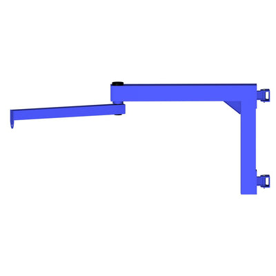 Gorbel® AJ200 Series 250 Pound (lb) Capacity and 12 Feet (ft) Span (L) Wall Mounted Articulating Jib Crane