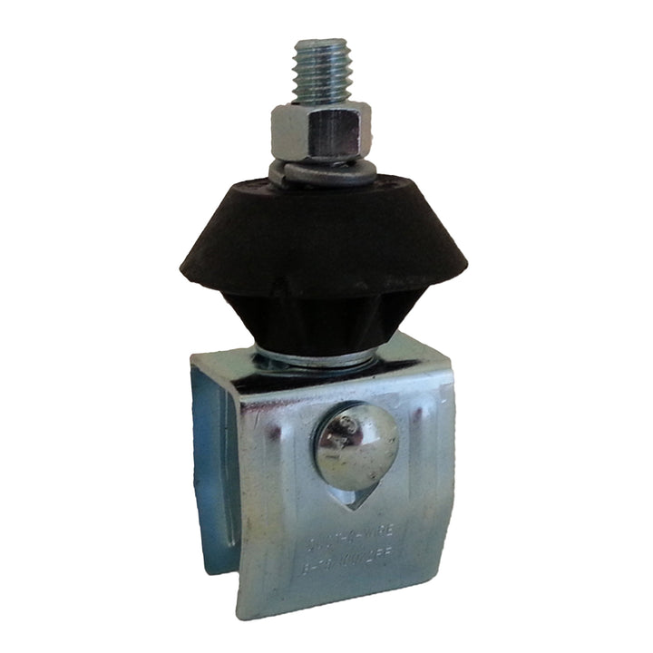 Zinc Plated Steel Clamp Hanger and Insulator with Hardware