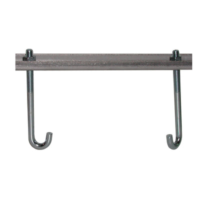 Steel Bracket - 17 Holes, 25.5" with "J" Bolt Hardware