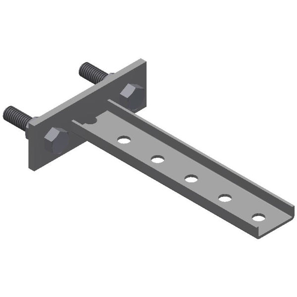 Steel Bracket - 5 Holes, 8-1/4"