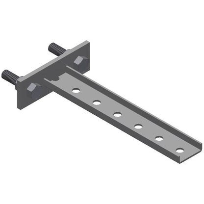 Steel Bracket - 6 Holes, 9-3/4"