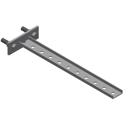 Steel Bracket - 10 Holes, 15-3/4"