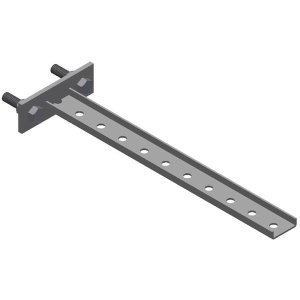 Steel Bracket - 10 Holes, 15-3/4"