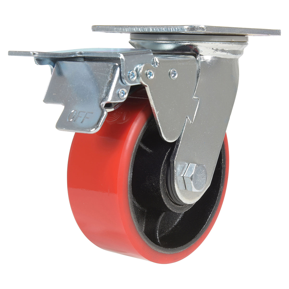 Vestil caster. - CST-VE-5X2PU-SWTB